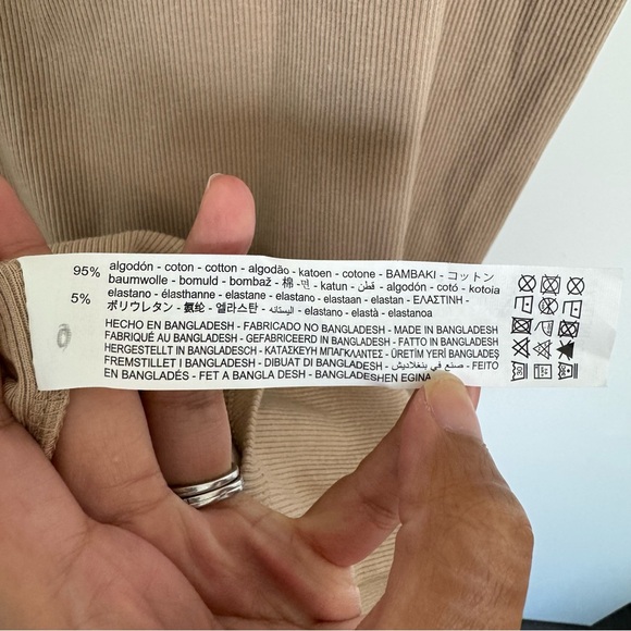 XXS X-Small Wilfred Aritzia Tan Gray Ombré Italian Yarn Cardigan Wool Blend - Picture 5 of 13